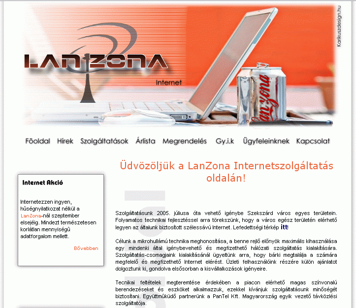 Lanzona Internet szolgáltató